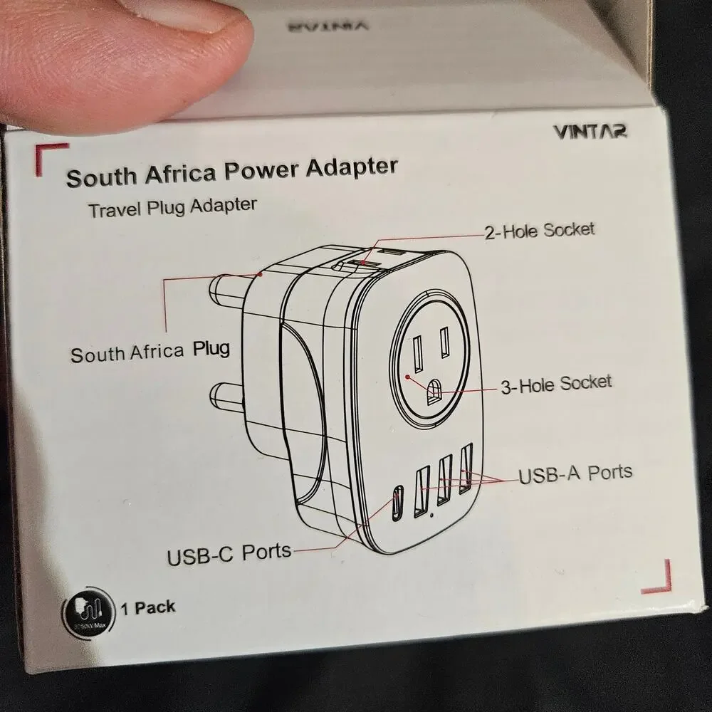 South Africa Power Adapter Travel Plug Adapter